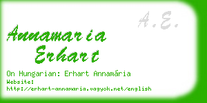 annamaria erhart business card